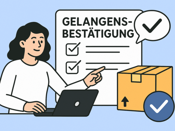 Gelangensbestätigung